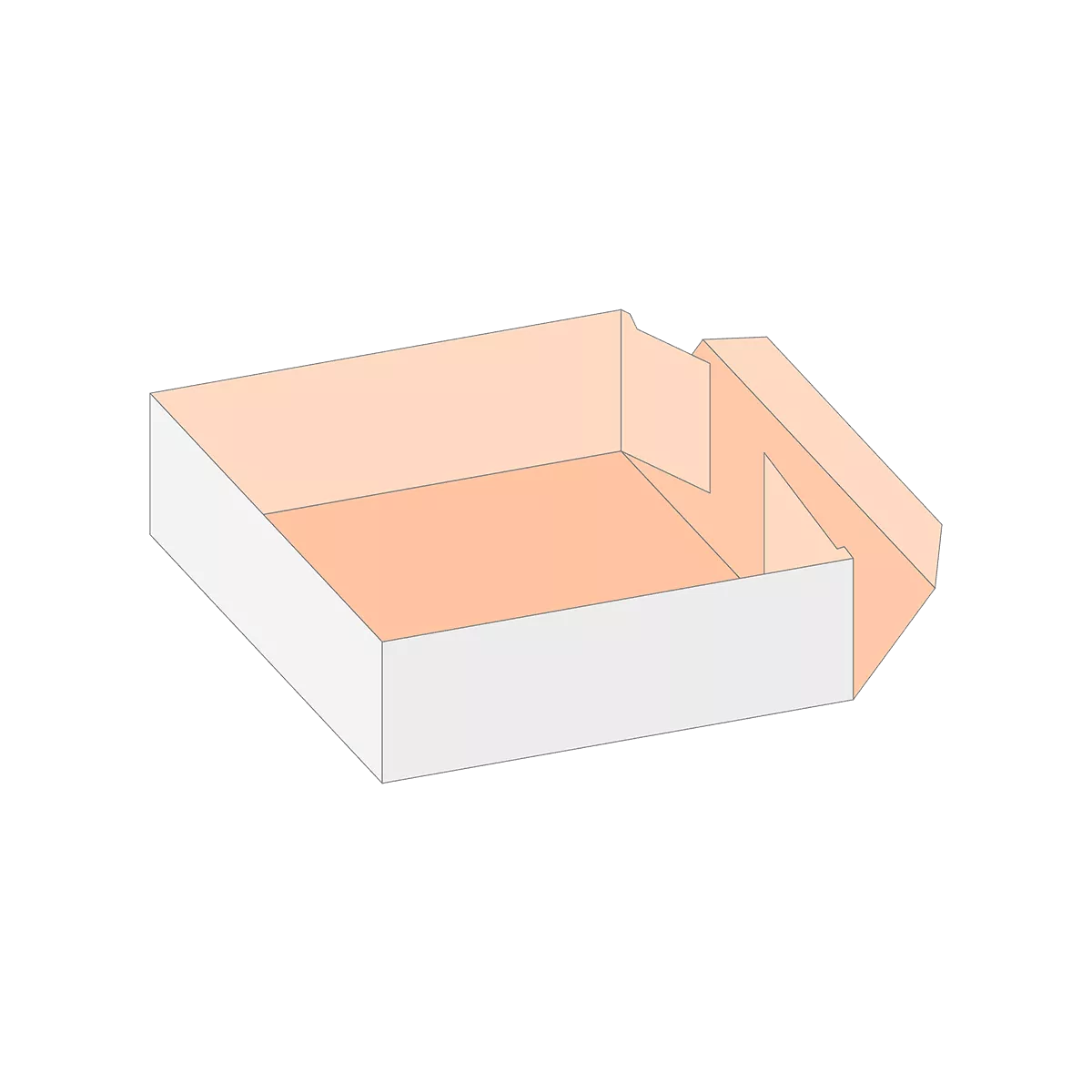 Custom Four Corner Tray